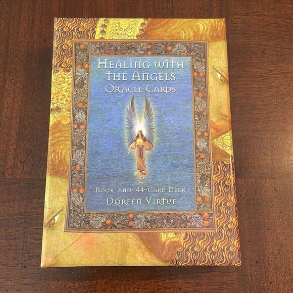 Healing with Angels Oracle Cards 44 Card Deck and Guidebook Doreen Virtue - Picture 1 of 8